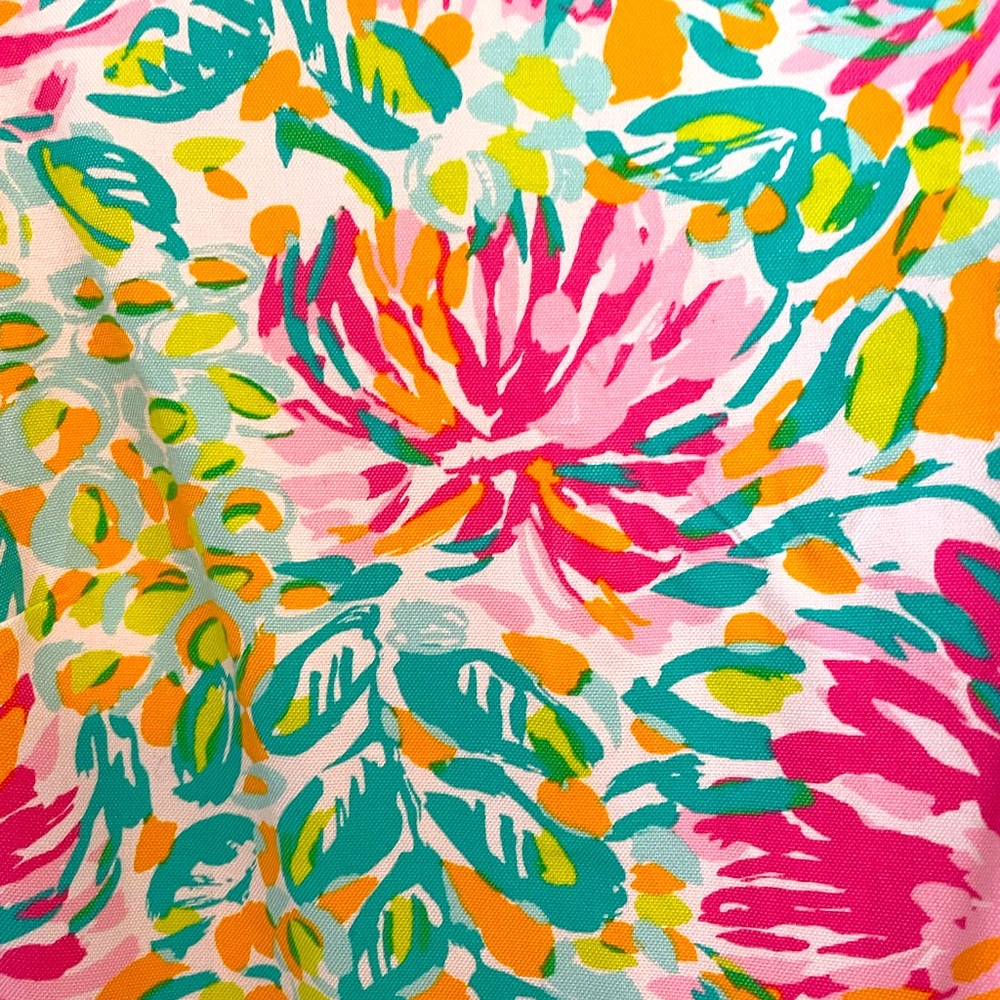 Lilly Pulitzer Balloon Sleeve Dress Size 2 Multicolor Floral - Picture 4 of 6